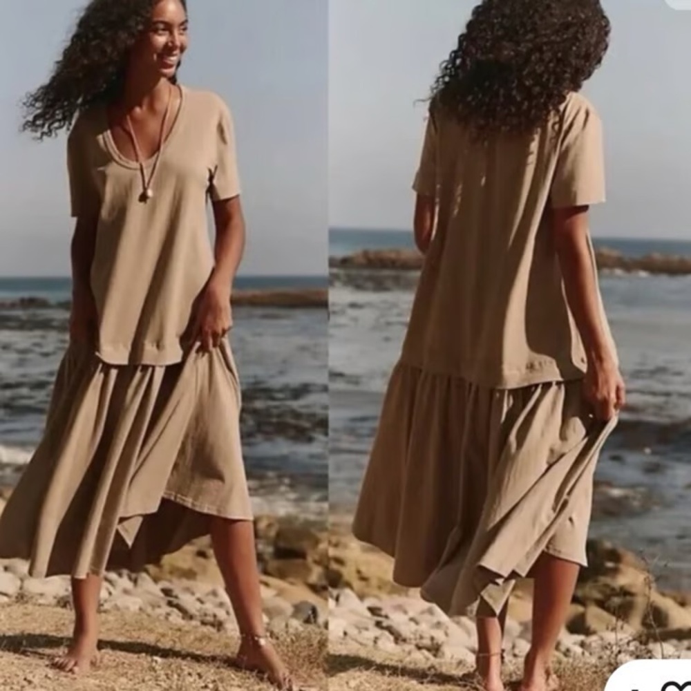 NWOT Hermion Drop Waist Maxi Dress